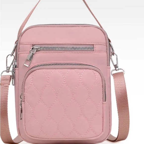 Handbags - NICCI Pink Quilted Crossbody Bag NWT